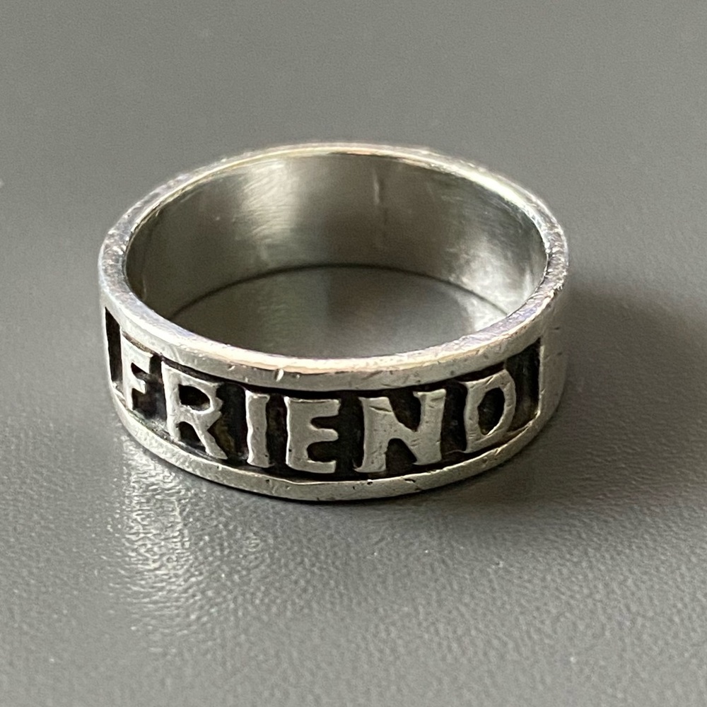 925 Sterling Silver "FRIEND”Ring
